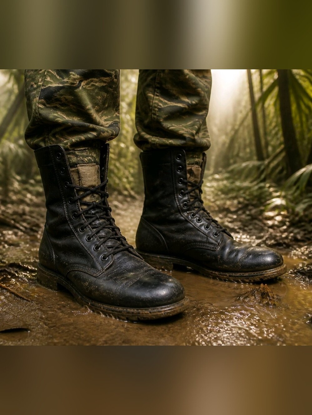 Rare Early Vietnam US McNamara Combat Boots 1962 Dated Size 8R Biltrite Sole